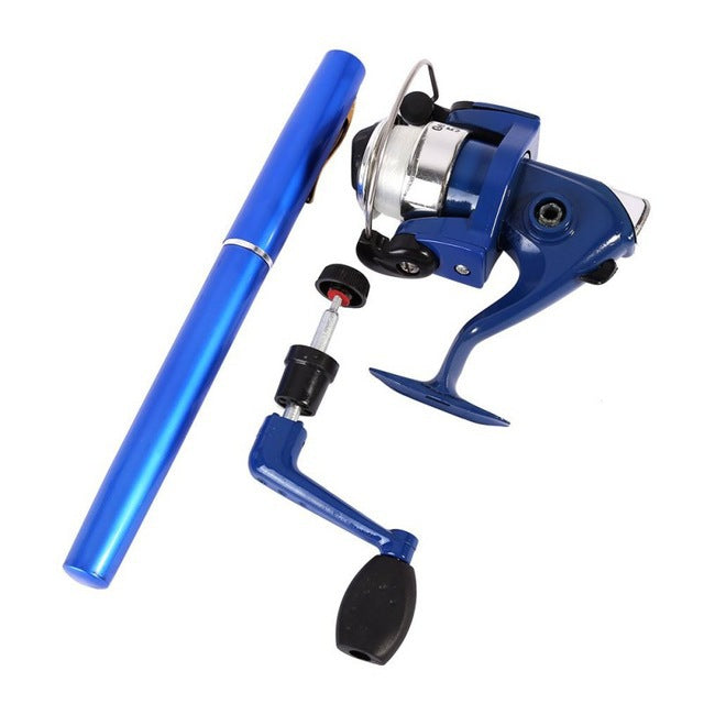 Pen Type Spinning Fishing Rod With Feeding Line