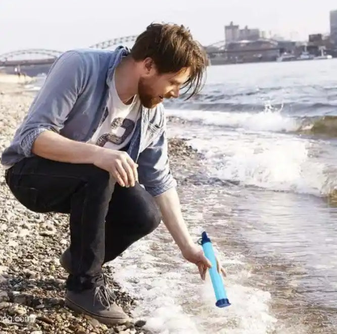 Portable Outdoor Water Purifier Straw Filter