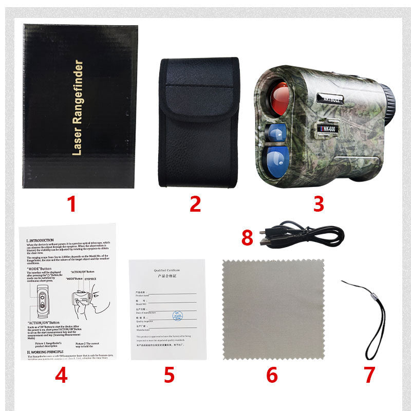 Camouflage Golf Rangefinder Hunting Version Charging