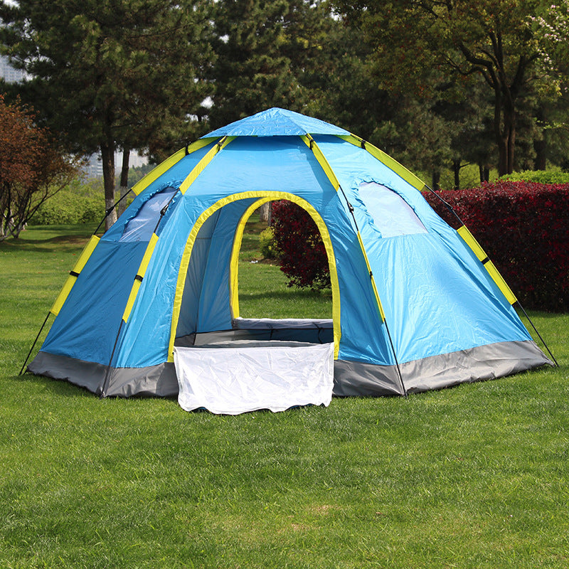 Automatic Single-Layer Camping Tent For 6–8 People