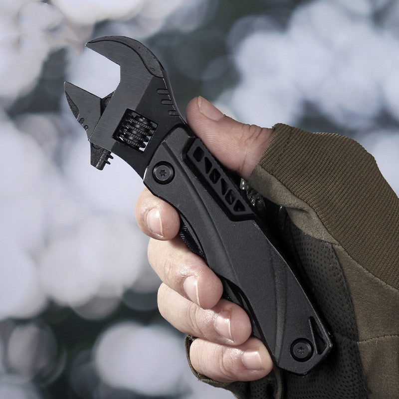 Outdoor Camping Multifunctional Wrench Pliers Folding Knife