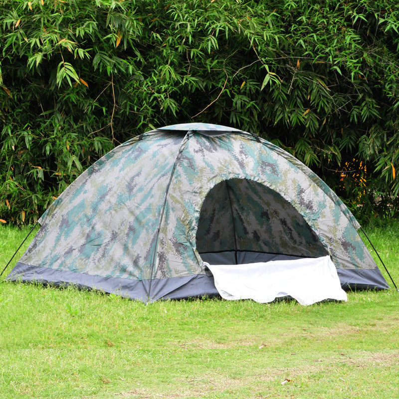 Double Camouflage Outdoor Camping Tent For Leisure Use
