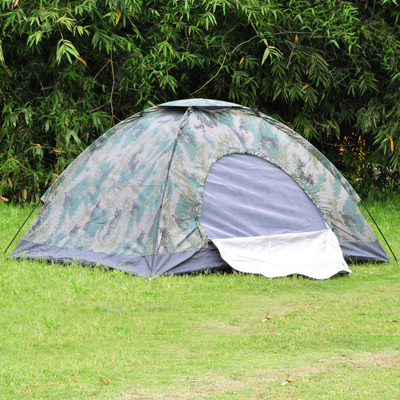 Double Camouflage Outdoor Camping Tent For Leisure Use