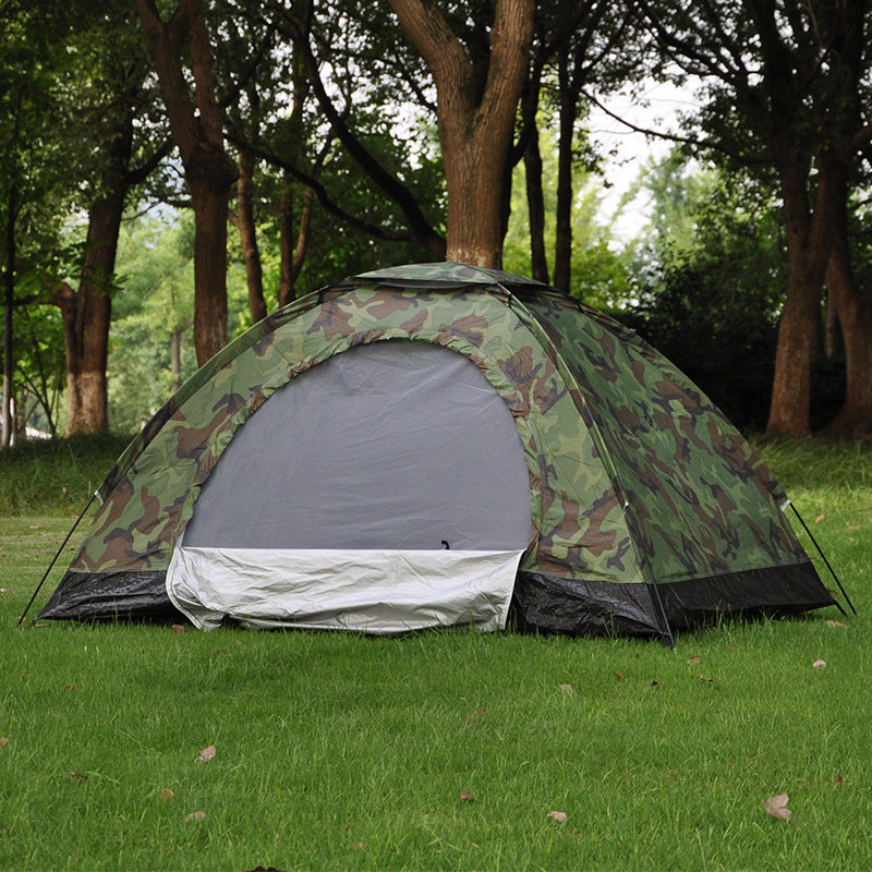 Double Camouflage Outdoor Camping Tent For Leisure Use