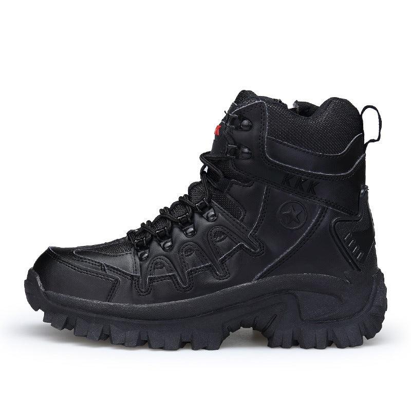 Military High Top Combat Boots Durable Outdoor Tactical Shoes