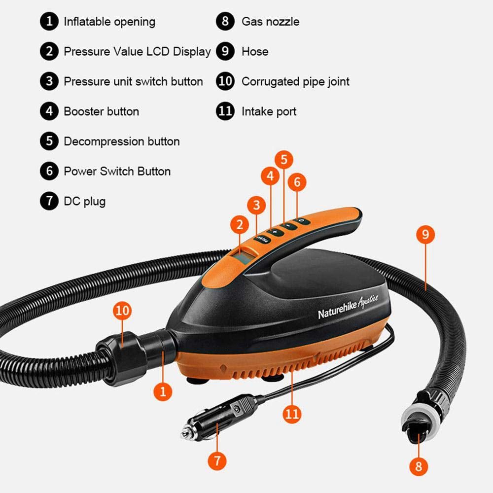 Electric Air Pump for Inflatable Kayaks and SUP Boards