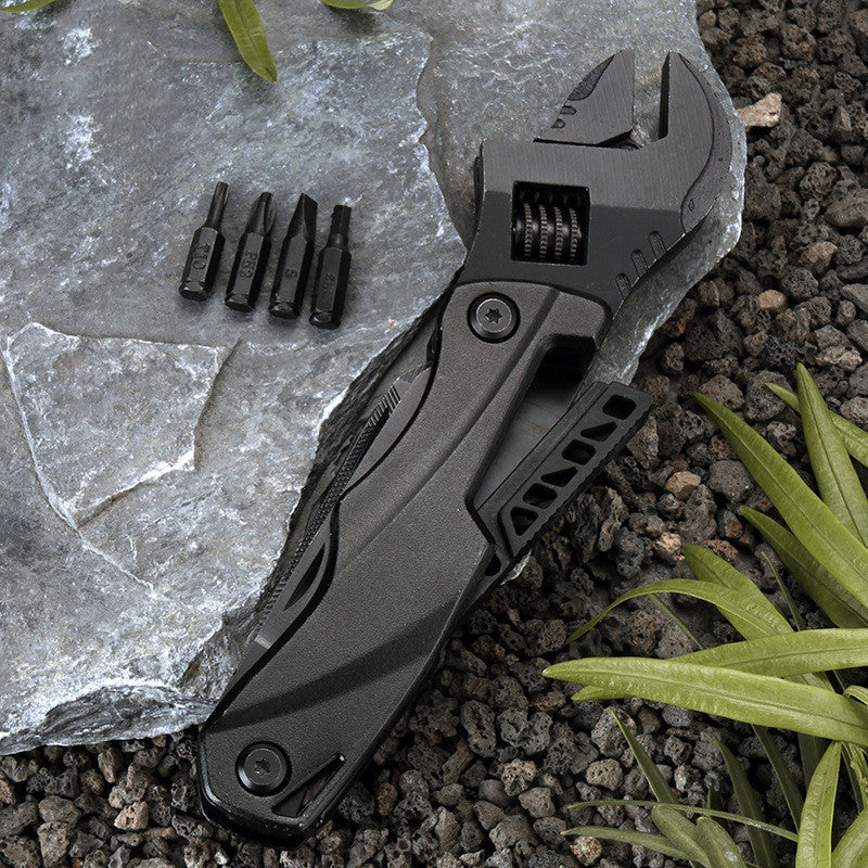 Outdoor Camping Multifunctional Wrench Pliers Folding Knife