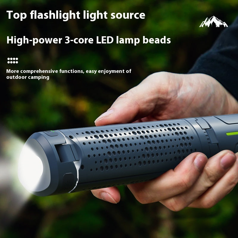 Multifunctional Rechargeable Three Leaf Camping Lantern