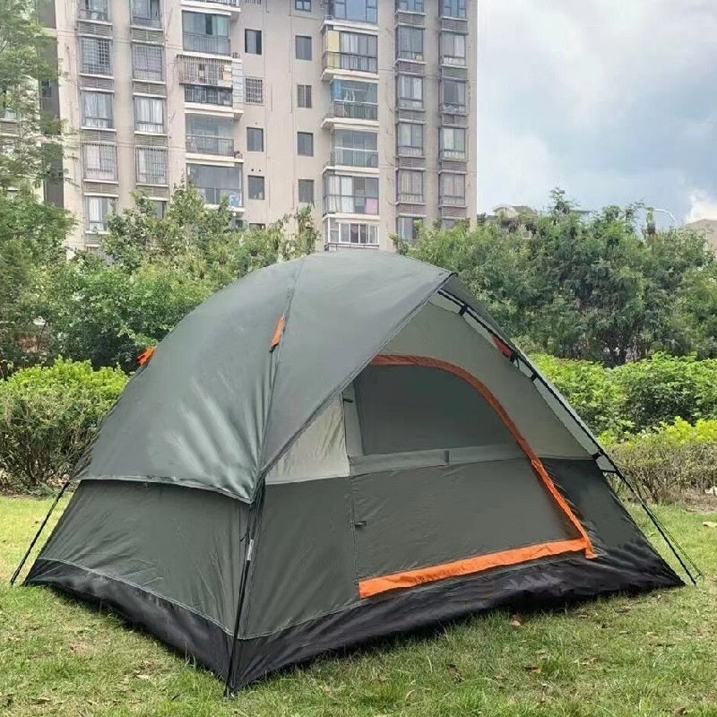 Waterproof Double-Layer Camping Tent For Family Travel