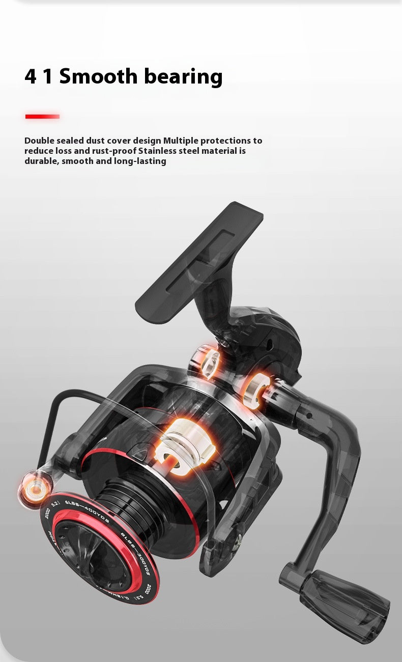 All Metal Telescopic Fishing Rod And Spinning Reel Combo