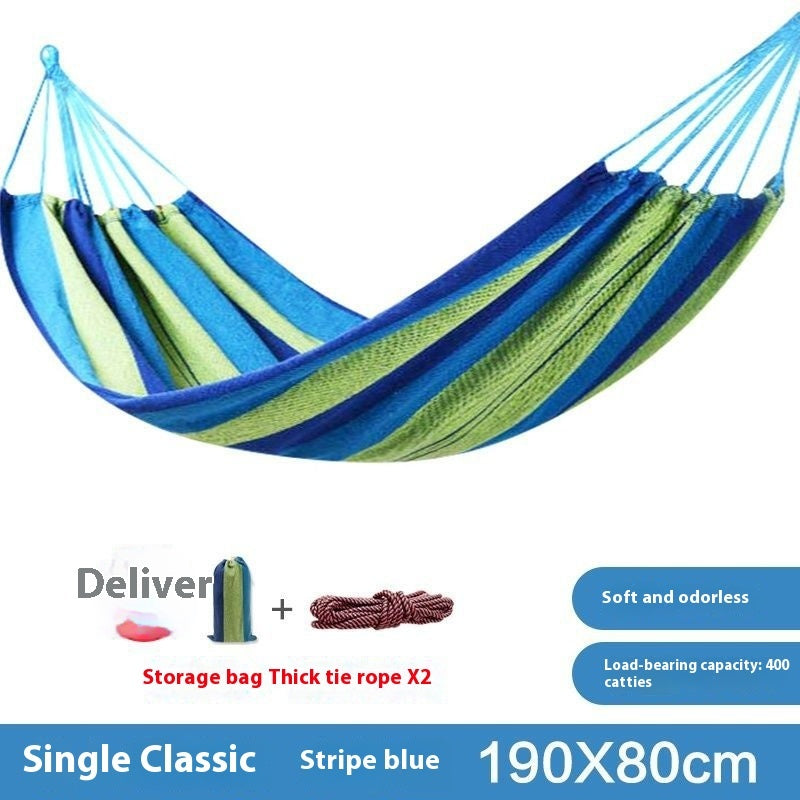 Canvas Baby Swing Hammock Thickened Striped
