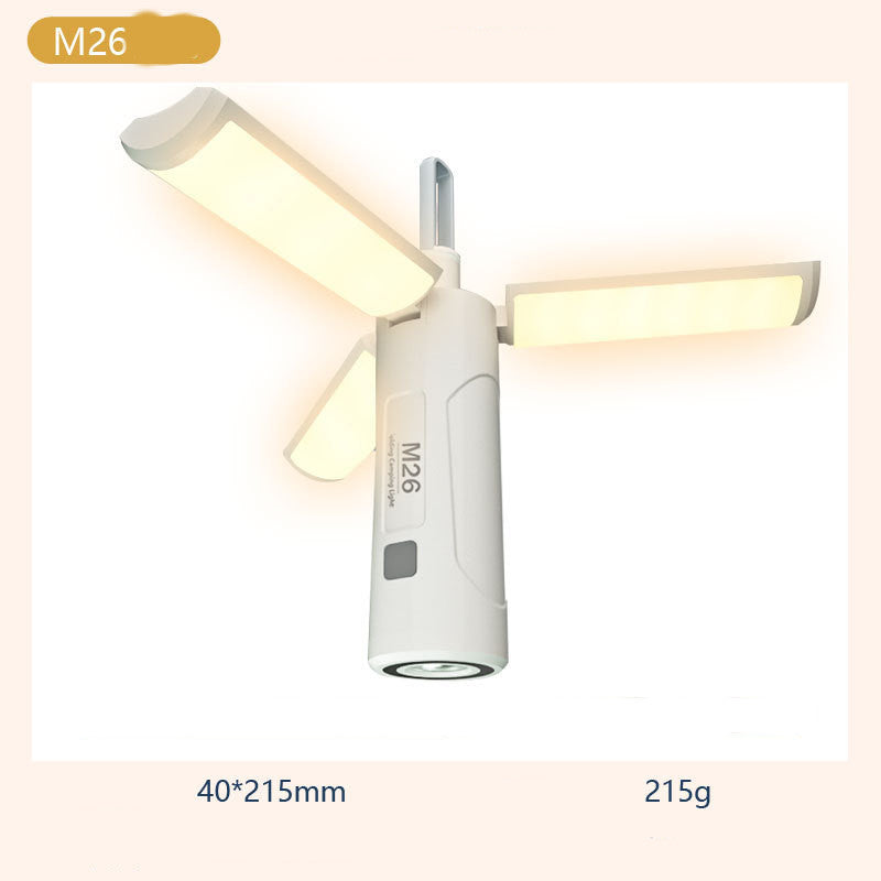 Outdoor LED Camping Lantern Folding USB Type-C Emergency Flashlight