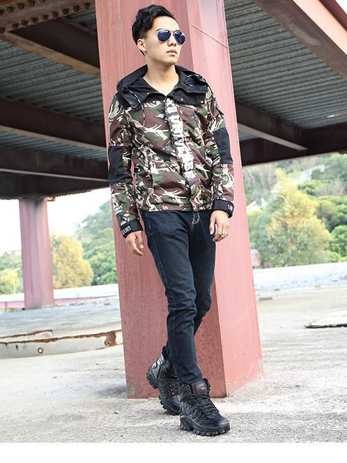 Military High Top Combat Boots Durable Outdoor Tactical Shoes