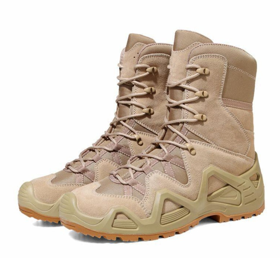 Mid Top Military Tactical Hiking Shoes Outdoor Combat Boots