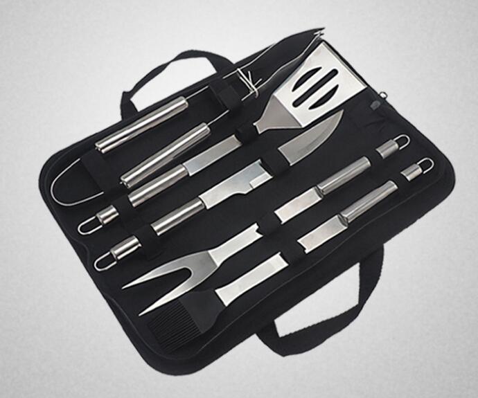10 Piece Outdoor BBQ Grill Tool Set