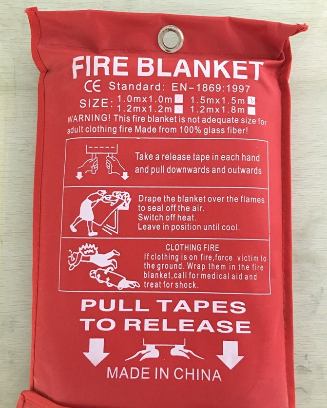 Fire Retardant Fiberglass Emergency Safety Blanket