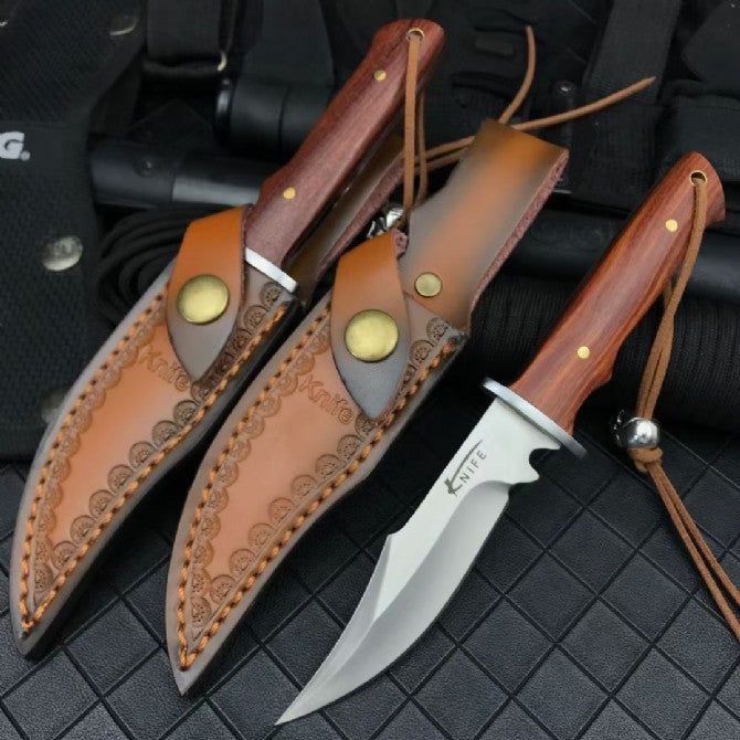Mini Straight Knife Camping Hunting Fishing Knife