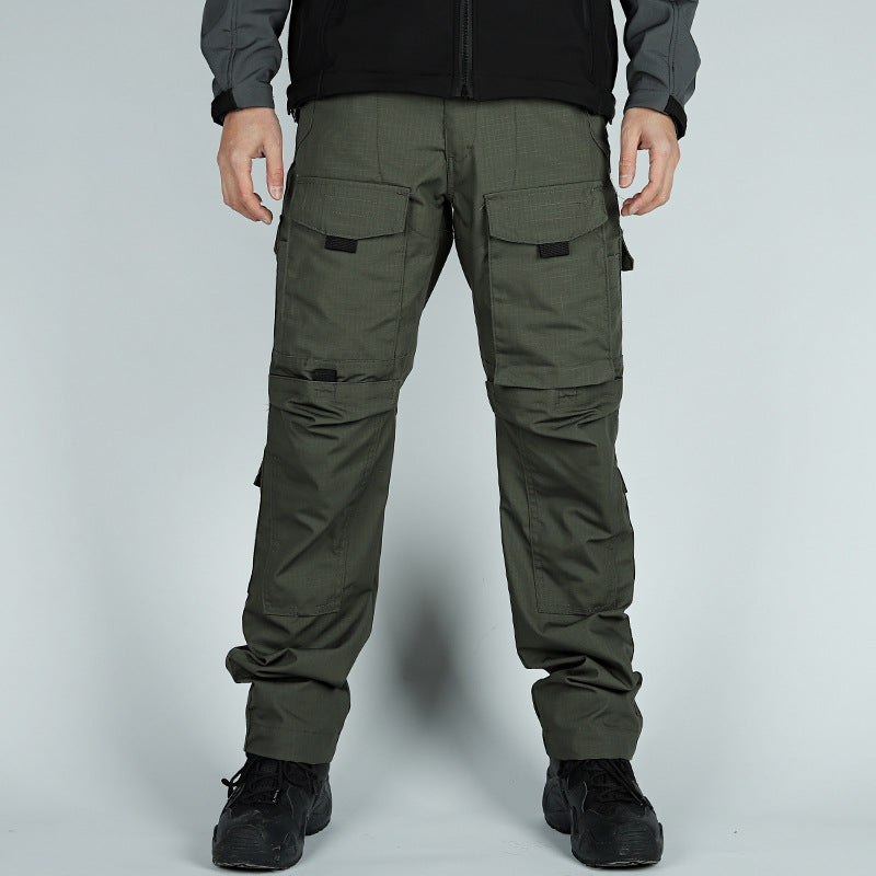 Camouflage Outdoor Multi Pocket Wear Resistant Training Pants