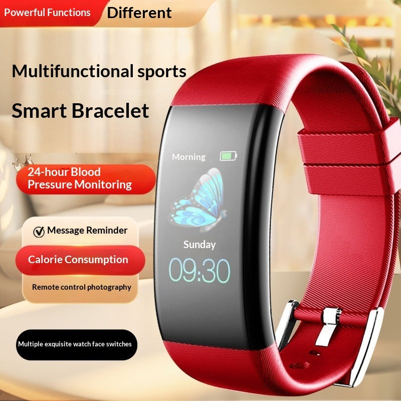 Smart Multifunction Fitness Pedometer Alarm Clock Bluetooth Watch