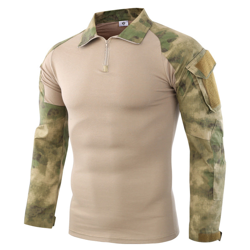 Camouflage long-sleeved quick-drying T-shirt