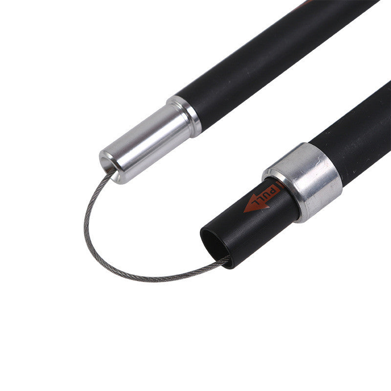 Outdoor Folding Five-section Straight Trekking Pole