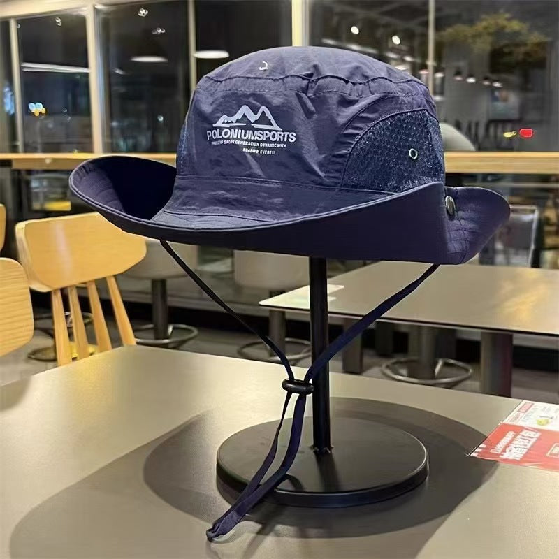 Men’s Mountain Style Summer Sun Hat For Hiking Fishing