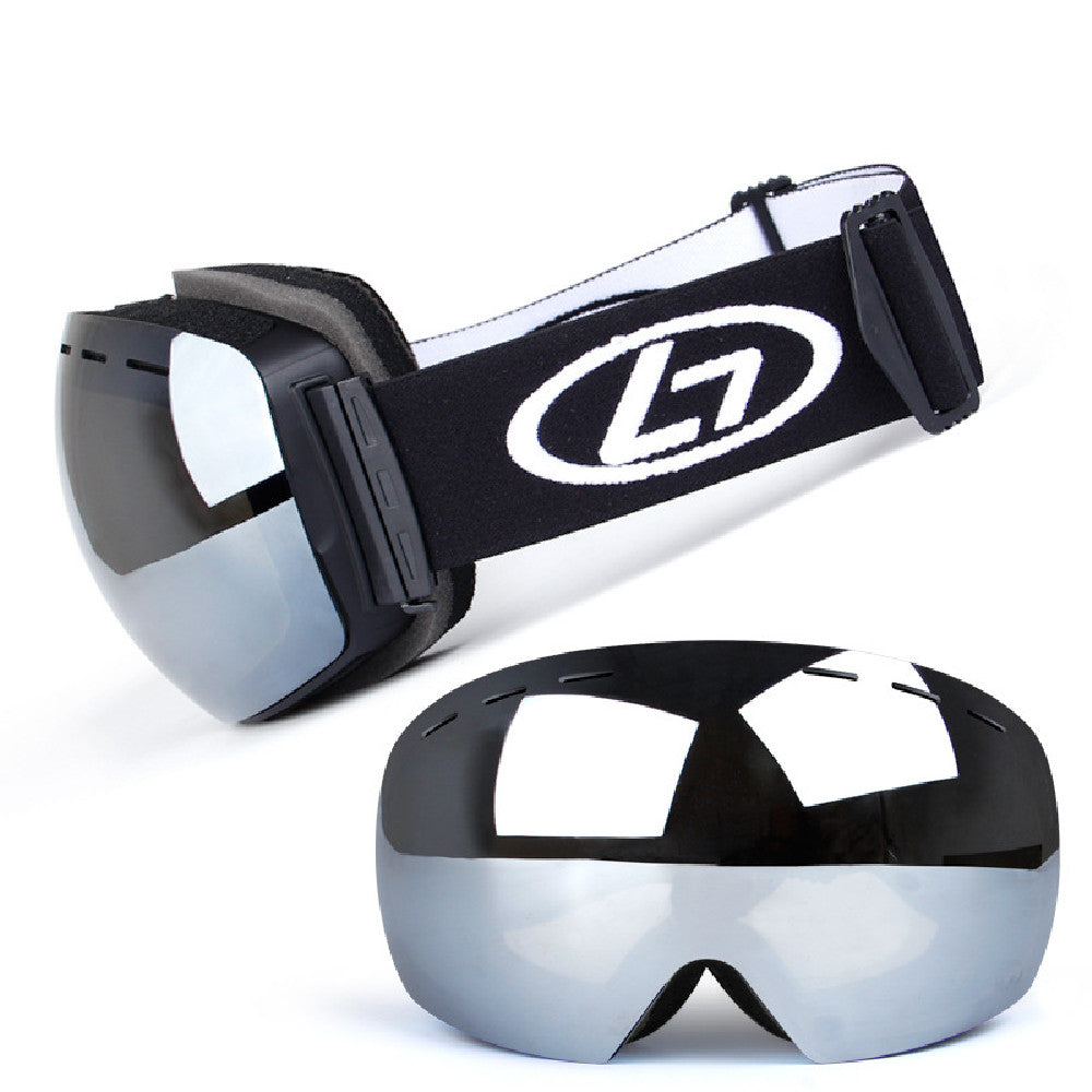 Ski Frameless Double Layer Goggles