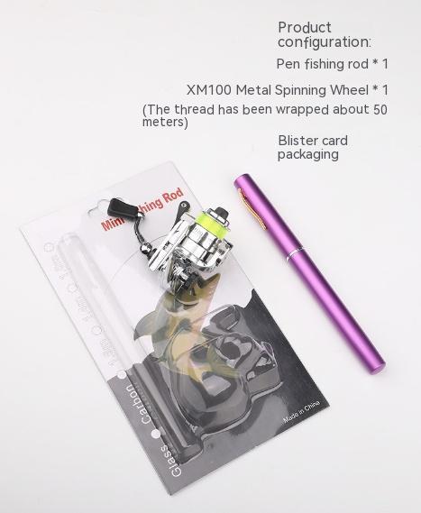 Pen Fishing Rod With Mini Spinning Reel
