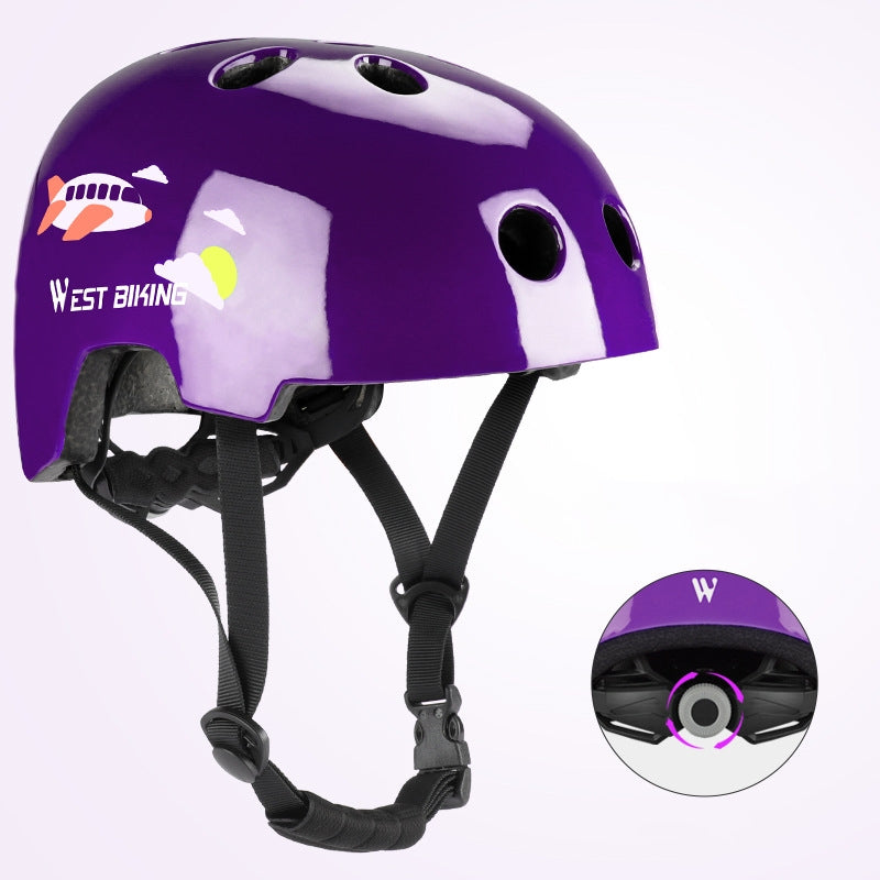 Children's Bicycle Helmet Cycling Fixture