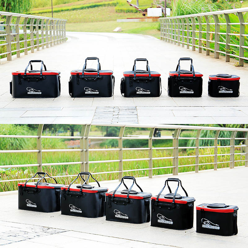 Portable EVA Fishing Storage Bucket Bag