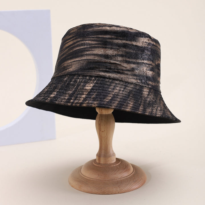 Women’s Striped Graffiti Boater Hat For Sun Protection