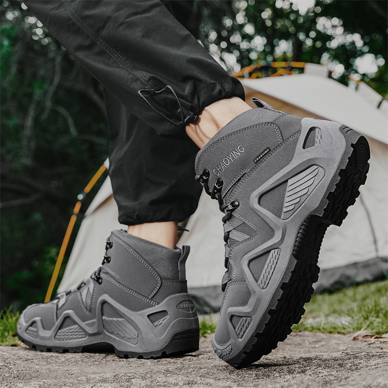High Top Tactical Desert Boots Wear Resistant Outdoor Combat Shoes