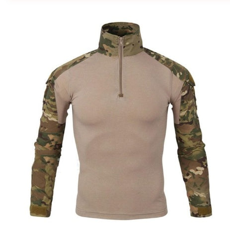 Camouflage long-sleeved quick-drying T-shirt
