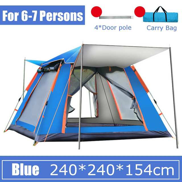 Fully Automatic Rainproof Multi-Person Outdoor Beach Camping Tent