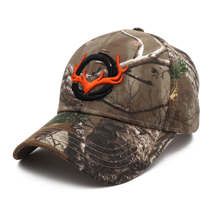 Men's Elk Embroidery Camouflage Baseball Cap