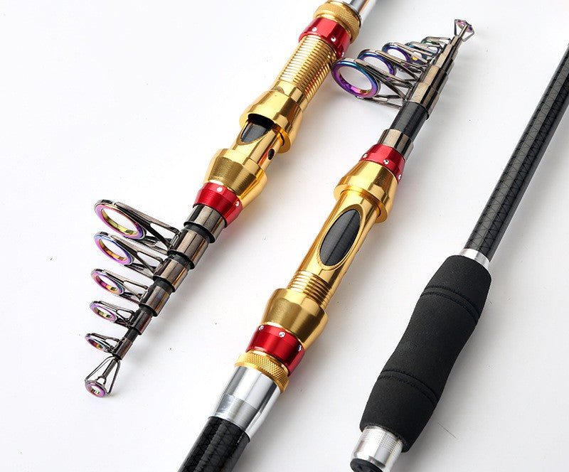 Carbon Fiber Telescopic Spinning Fishing Rod