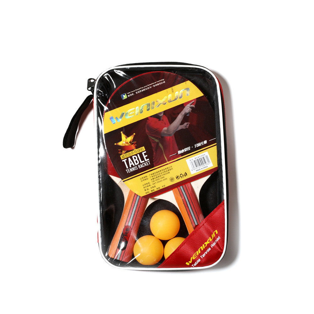 Double Reverse Rubber Table Tennis Racket