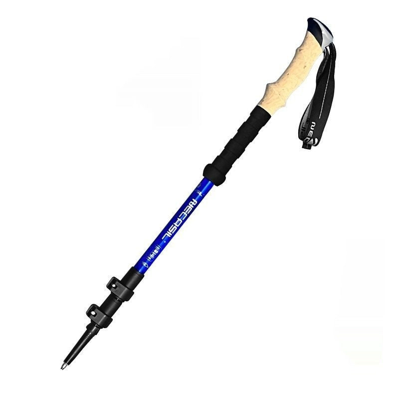 Telescopic 3-Section Hiking Trekking Poles Unisex Outdoor Sticks