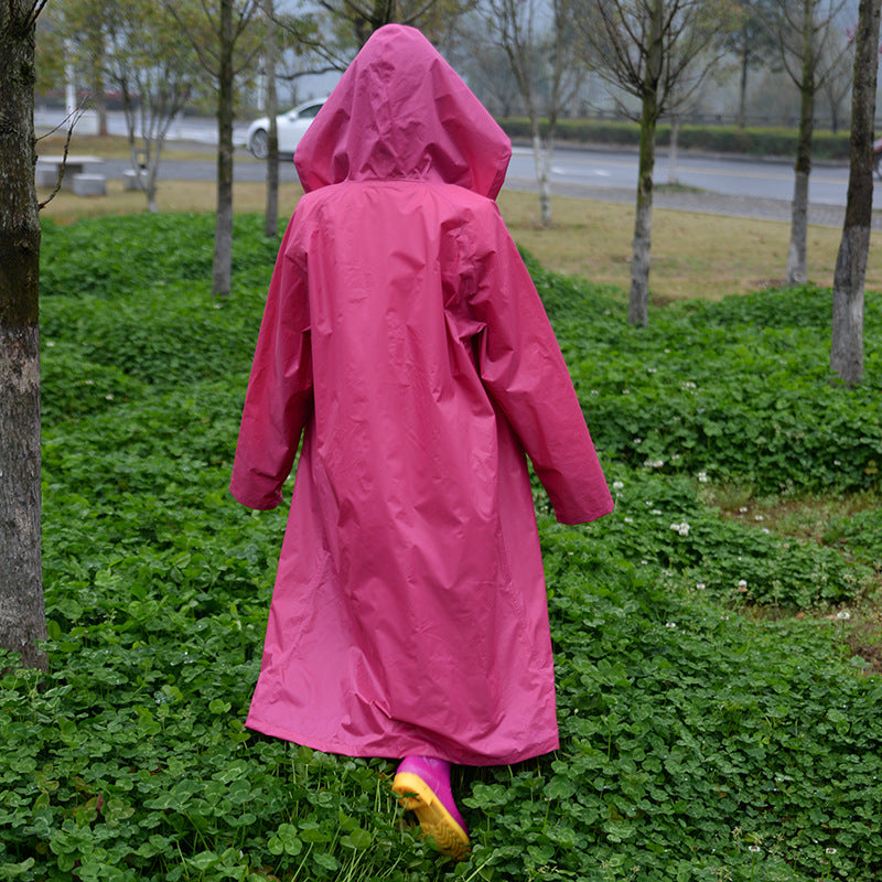 Raincoat Adult Hiking Poncho Single Waterproof And Rainproof