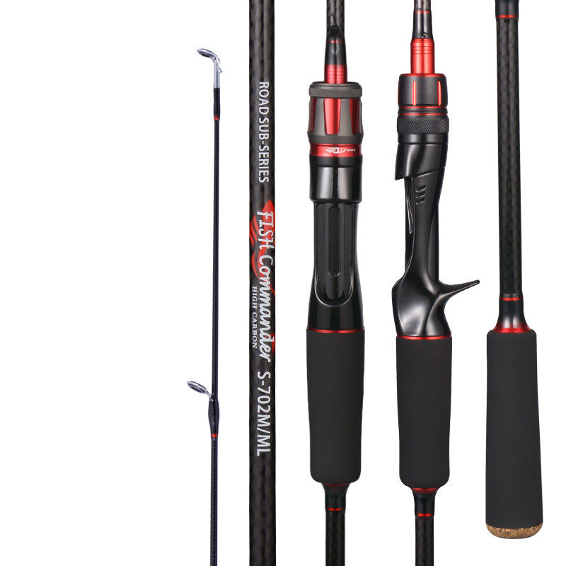 Straight Handle Carbon Double Pole