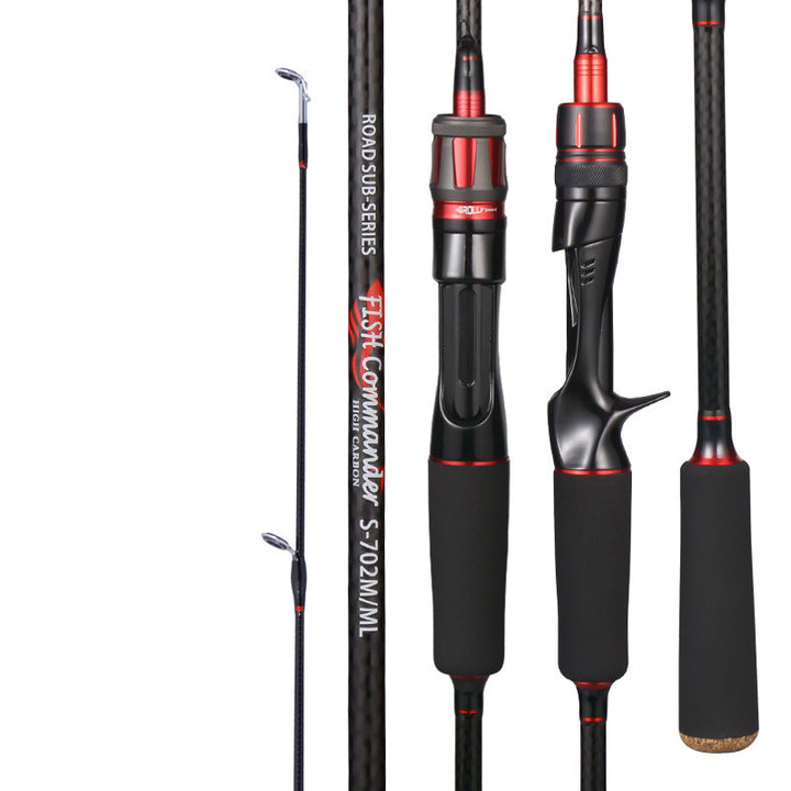 Straight Handle Carbon Double Pole