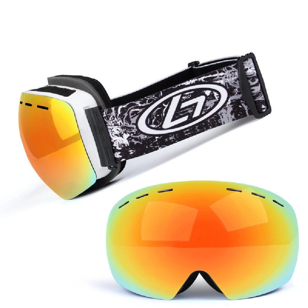 Ski Frameless Double Layer Goggles