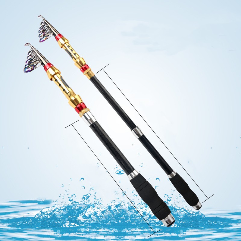 Carbon Fiber Telescopic Spinning Fishing Rod