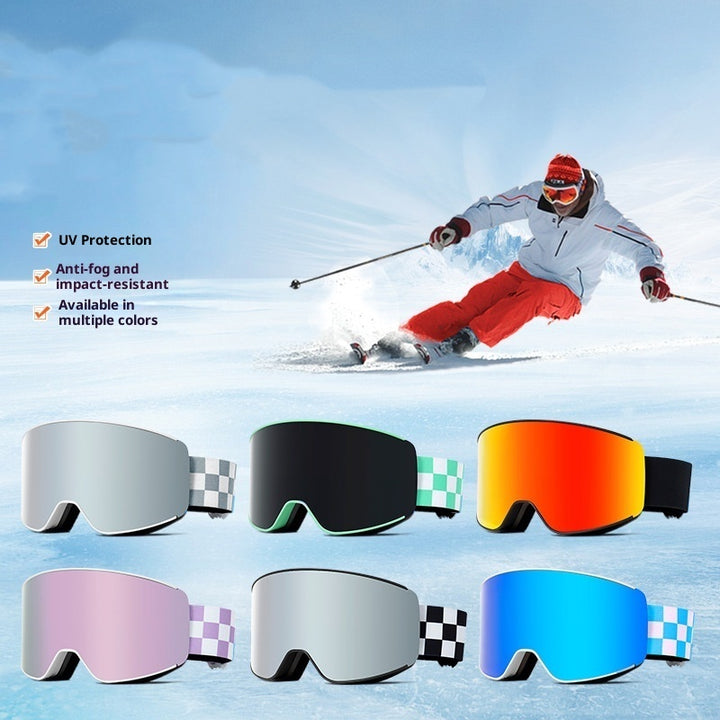Spherical Double Layer Anti Fog Ski Goggles