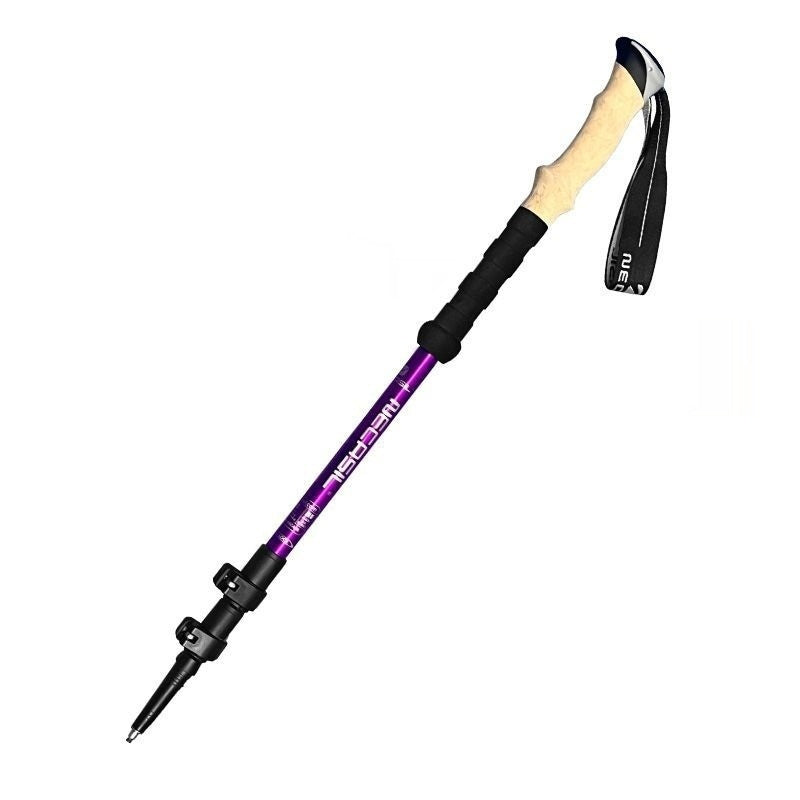 Telescopic 3-Section Hiking Trekking Poles Unisex Outdoor Sticks