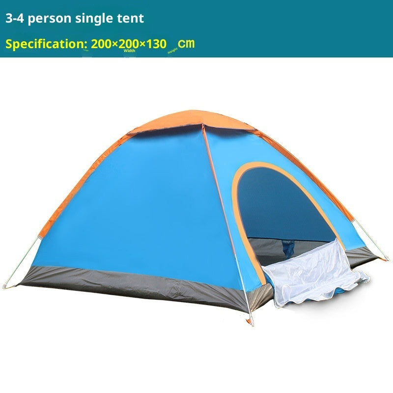 Automatic Double-Door Camping Tent For Outdoor Use