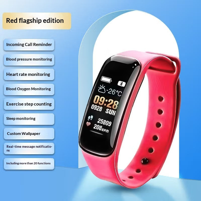 Smart Multifunction Fitness Pedometer Alarm Clock Bluetooth Watch