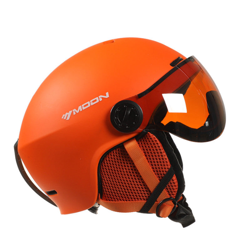 Ski Helmet With Goggles
