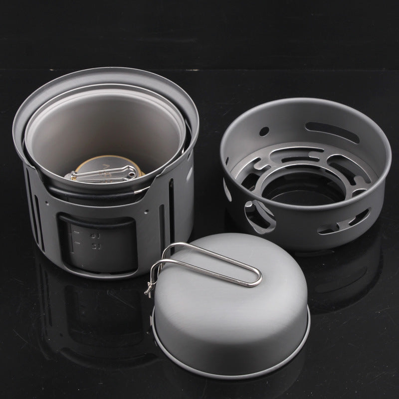 Aluminum Alloy Camping Cookware Set For 1–2 People