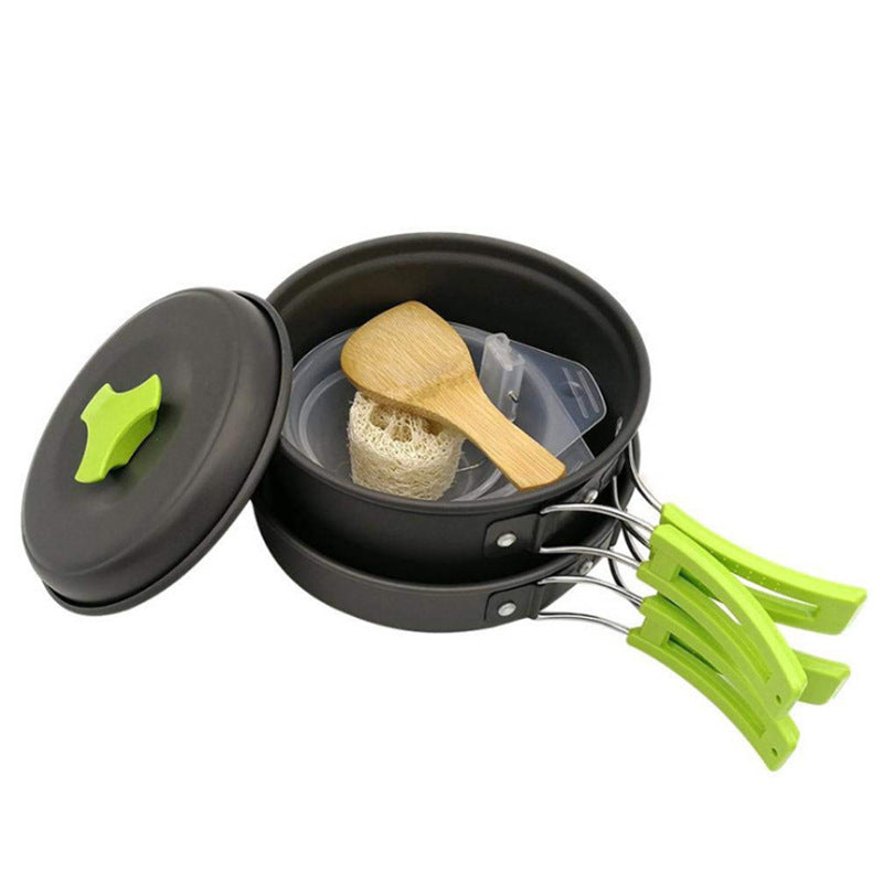 Outdoor Camping Cookware Set For 1-2 People